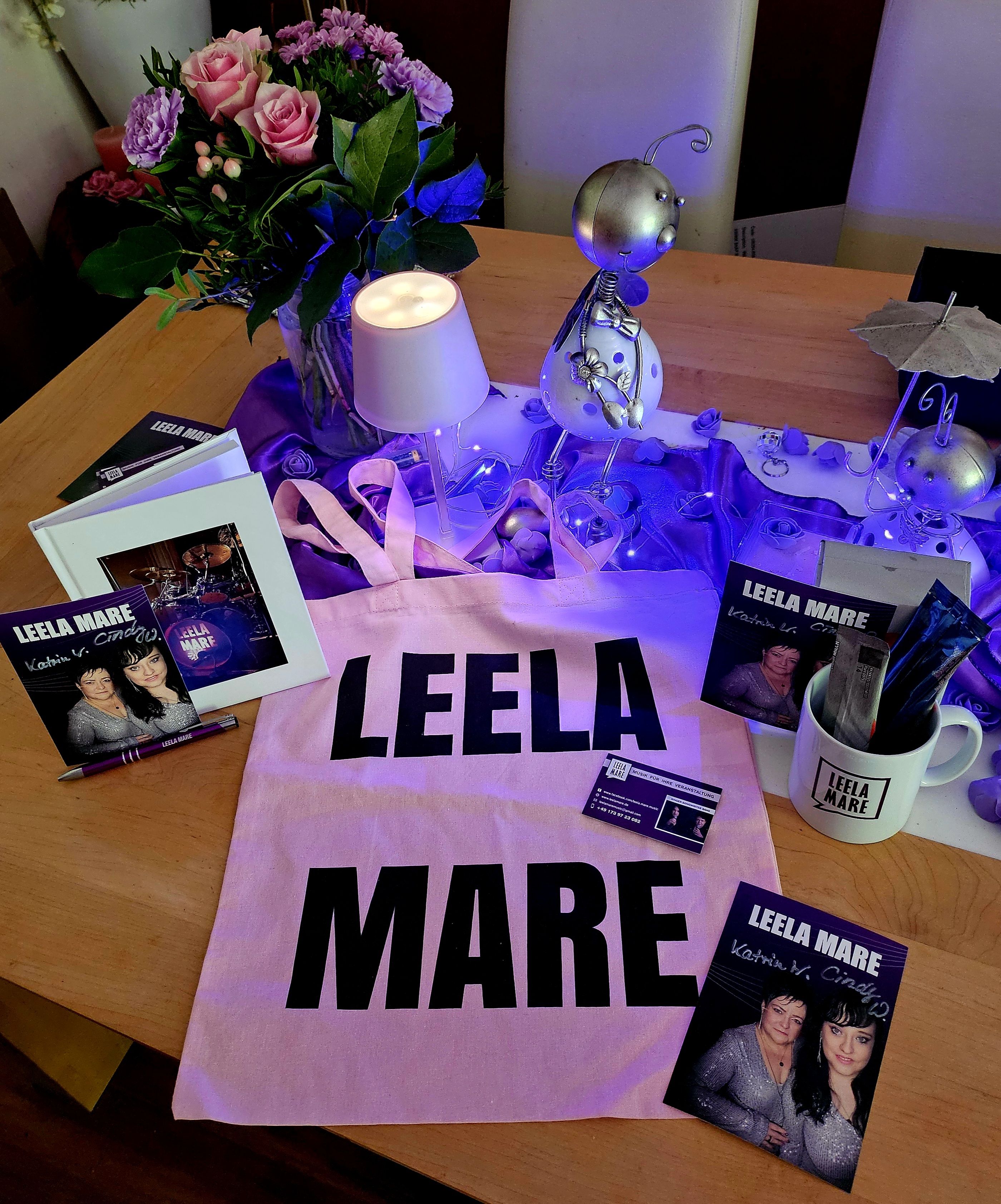 Stoffbeutel mit Bandlogo